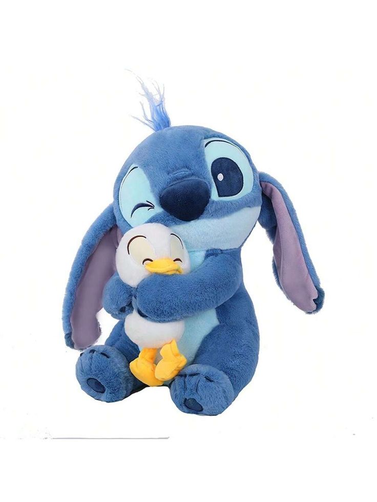 Stitch Hugging Duck Plushie