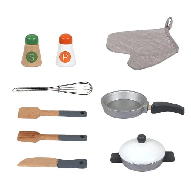 Wooden Kitchen Toy set