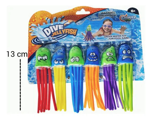 Diving Jelly Fish 6pcs