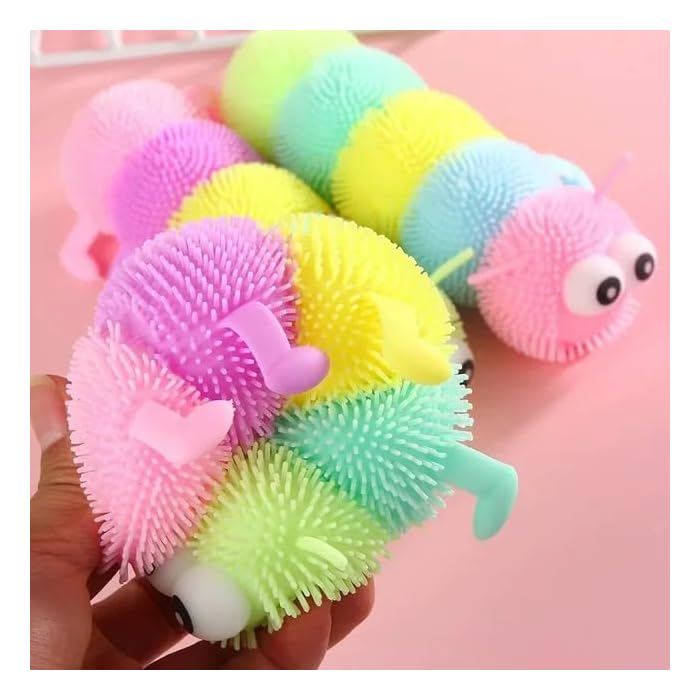 Squishy Caterpillar for Stress Anxiety Relief
