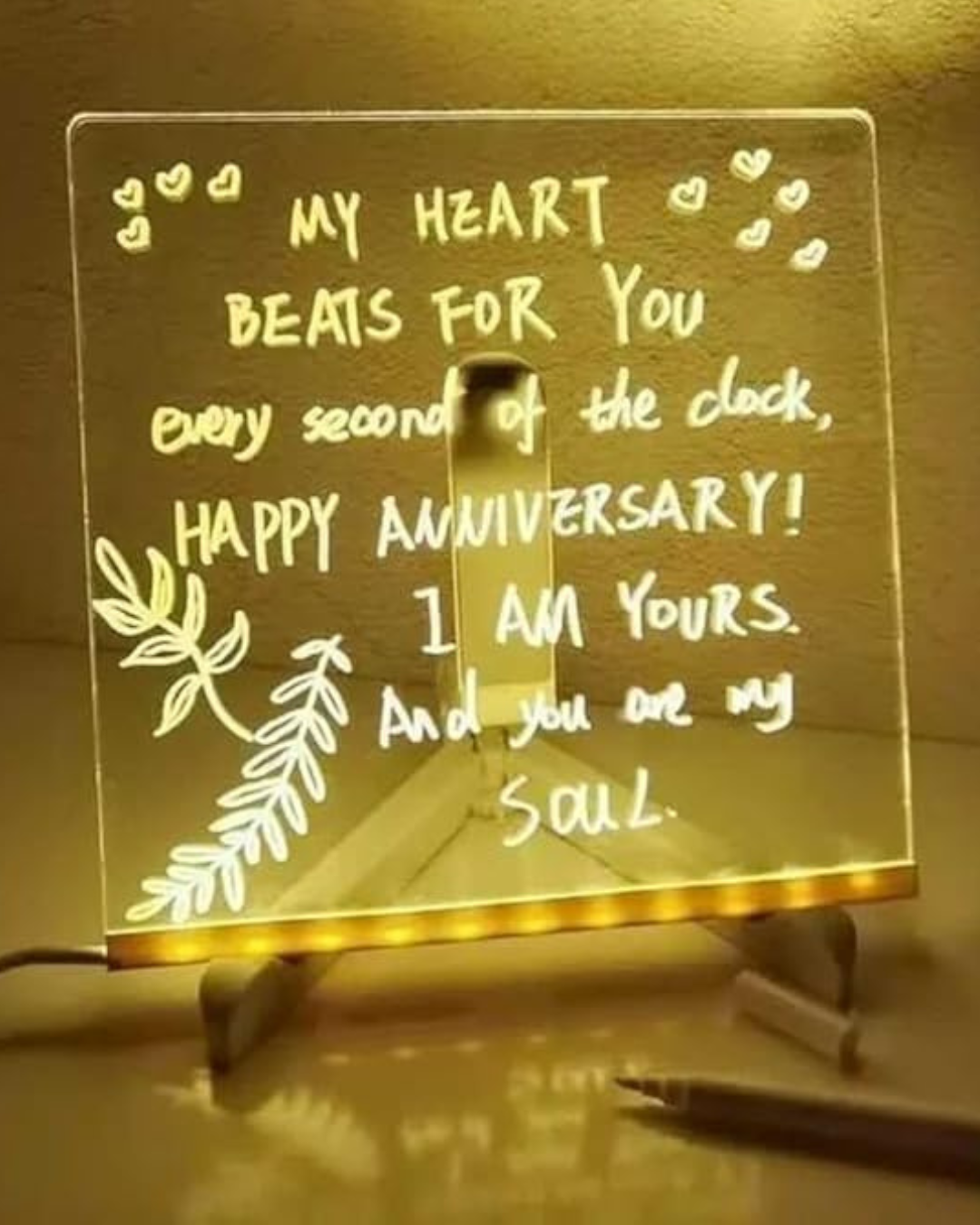 Drawing Acrylic LED Board with Colors, Luminous Writing Tablet