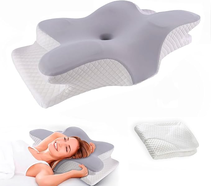 Butterfly Shape Cervical Pillow for Shoulder and Neck Pain Relief