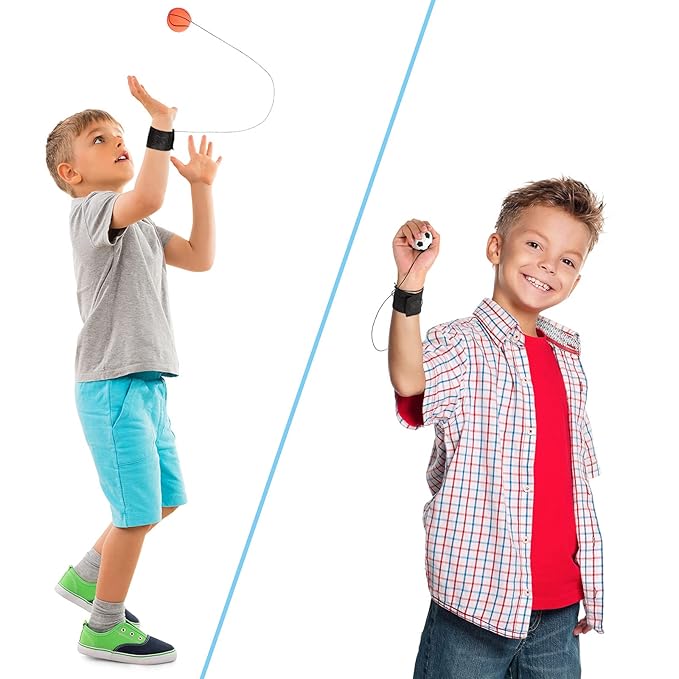 Wrist Return Ball with String