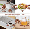 Wooden Trivets for Hot Dishes, Tree Shape