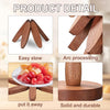 Wooden Trivets for Hot Dishes, Tree Shape