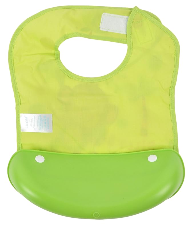 Monkey Easy Clean Bib with Crumb Collector