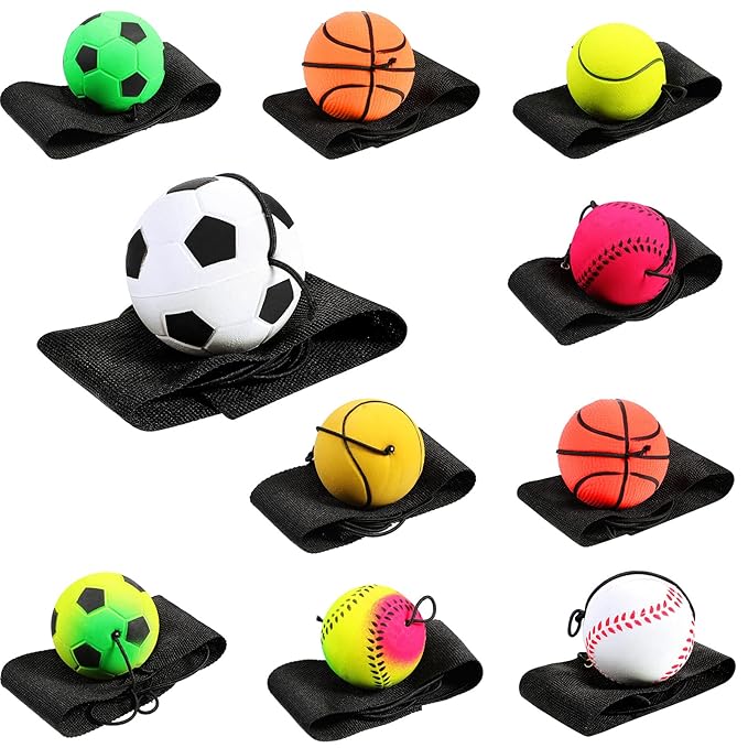 Wrist Return Ball with String