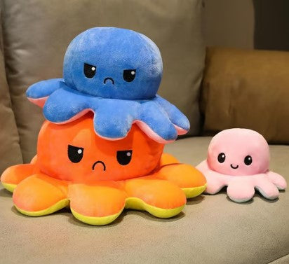 Octupos Plush Happy/Sad Reversible