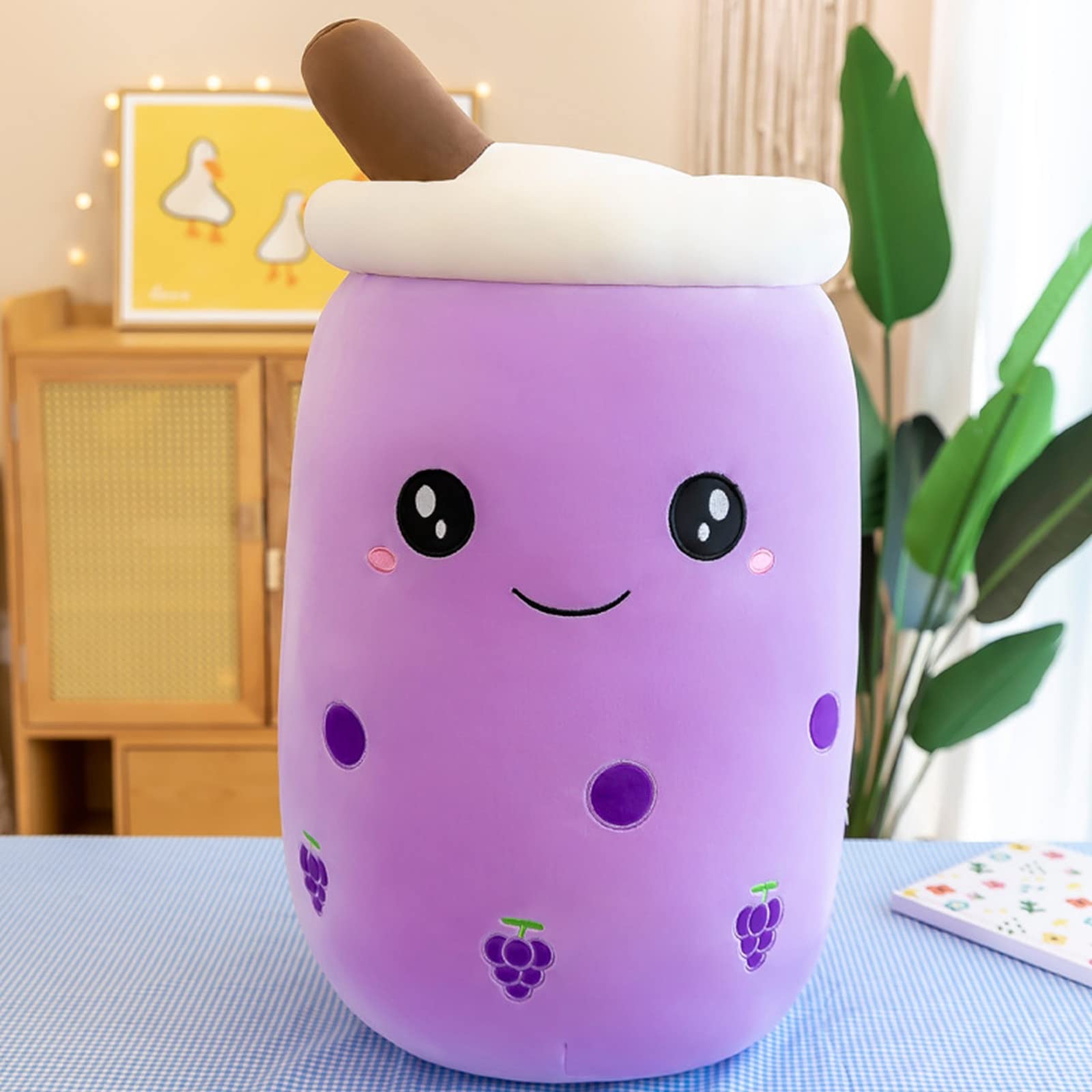 🧋 Boba Teacup Plush - 35cm – Sweet, Squishy, and Totally Adorable! 💕