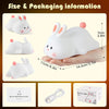 BunnyGlow™ – Squishy Silicone Bunny Night Light (USB Rechargeable & Dimmable)