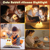 BunnyGlow™ – Squishy Silicone Bunny Night Light (USB Rechargeable & Dimmable)