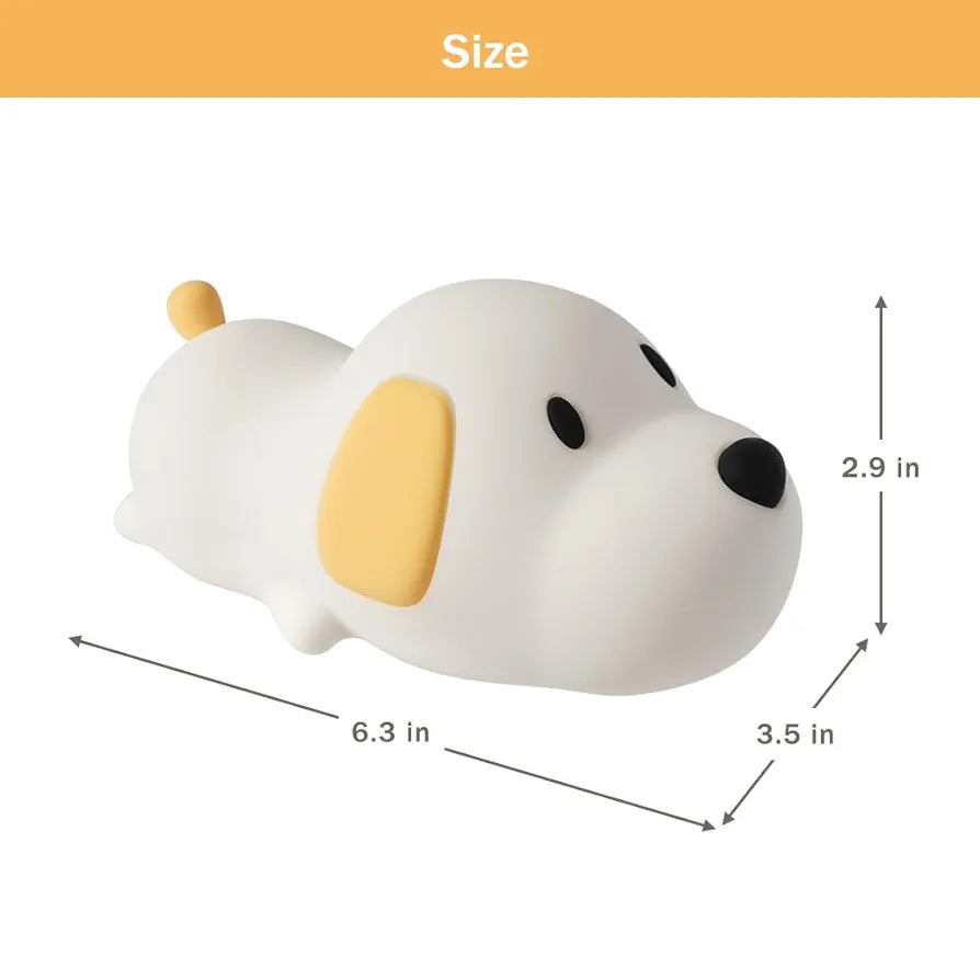 SnuggleLite™ – Cute Animal Silicone Night Light (Rechargeable with Timer Function)