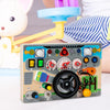 Steering Wheel Montessori Toy Switch Board